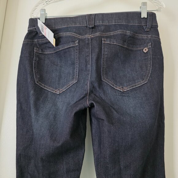 Democracy Ab Solution Booty Lift Jeggings Women’s Sz 10 Dark Wash Slimming Jean - Picture 4 of 9